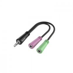 Adaptador Jack 3 5mm M-2xJack 3 5mm H