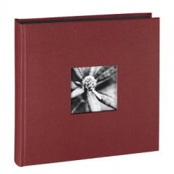 Album Pegar 30x30 100P Fine Art Burdeos Pág Negr