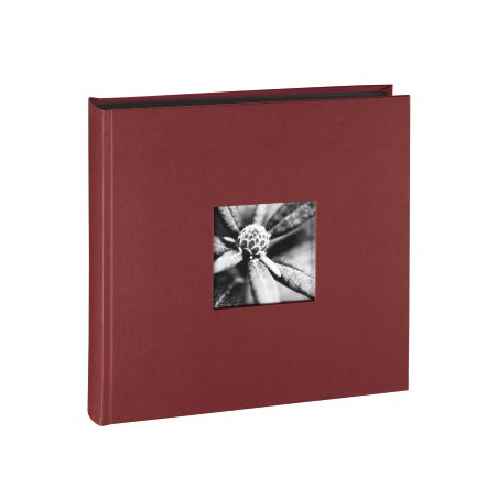 Album Pegar 30x30 100P Fine Art Burdeos Pág Negr