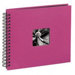 Album Pegar Spiral 36x32 50P Fine Art Rosa Pág Neg
