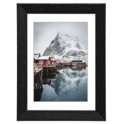 Marco MDF/Negro 10x15 OSLO