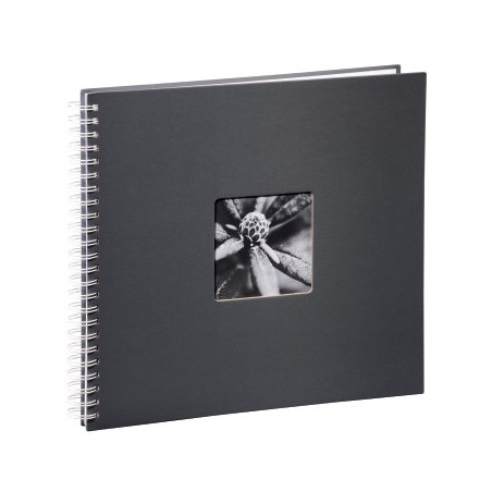 Album Pegar Spiral 36x32 50P Fine Art Gris/Blanco