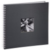 Album Pegar Spiral 36x32 50P Fine Art Gris/Blanco