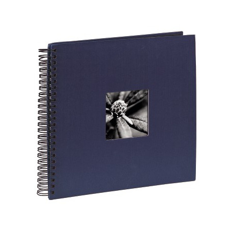 Album Pegar Spiral 36x32 50P Fine Art Azul Pág Neg
