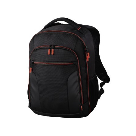 Mochila Foto Miami 190 Negro/Rojo