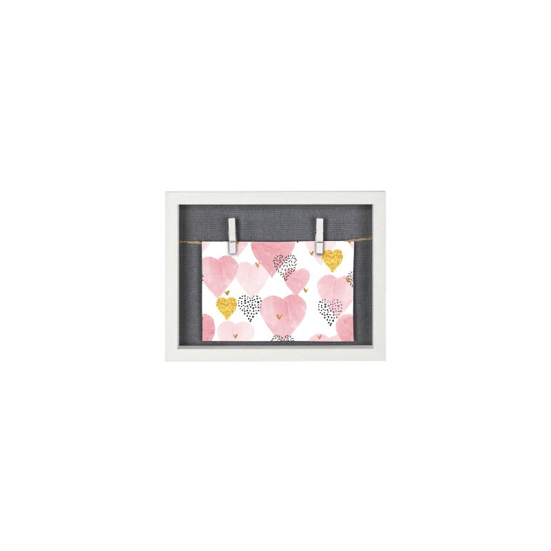 Porta Fotos MDF Blanco 16 5x21 5 cm Gallery Muro Porta Fotos MDF Blanco 16 5x21 5 cm Gallery Muro