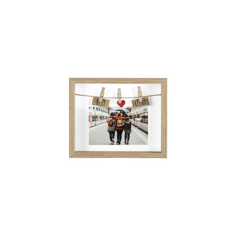 Porta Fotos MDF Roble 10x15 cm Mejores Amigos Porta Fotos MDF Roble 10x15 cm Mejores Amigos