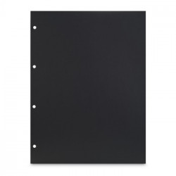 Hoja p/Foto 23 3 x 31cm 25 Uds  negro