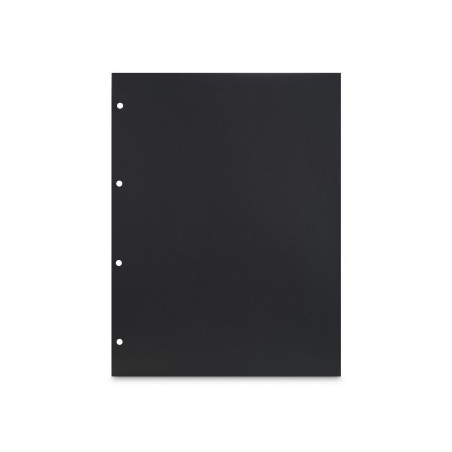 Hoja p/Foto 23 3 x 31cm 25 Uds  negro