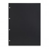 Hoja p/Foto 23 3 x 31cm 25 Uds  negro