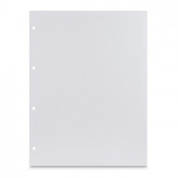 Hoja p/Foto 23 3 x 31cm 25 Uds  blanco