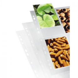 Hoja foto fundas A4 10x15 Transparente 10u