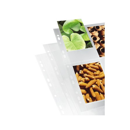 Hoja foto fundas A4 10x15 Transparente 10u