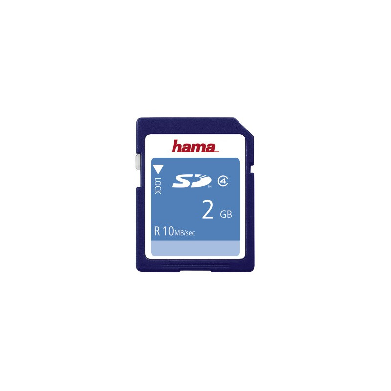 Tarjeta SD Clase 4 de 2 GB Tarjeta SD Clase 4 de 2 GB