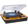 Tocadiscos estéreo inalámbrico 3Wx2 con entrada au