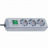 REGLETA ECO GRIS TOMAS   INTERRUPTOR 1 5M