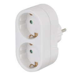 Distribuidor Corriente 1M-2H 3600W 250V Blanco