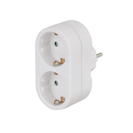 Distribuidor Corriente 1M-2H 3600W 250V Blanco