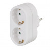 Distribuidor Corriente 1M-2H 3600W 250V Blanco