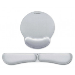 SUBBLIM Pack Alfombrilla de Ratón Teclado BLANCO