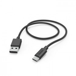 cable USB Type A-USB-C 1m negro