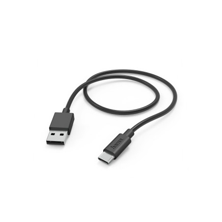 cable USB Type A-USB-C 1m negro
