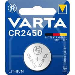 Pila CR2450  6450   1 ud  en blíster VARTA