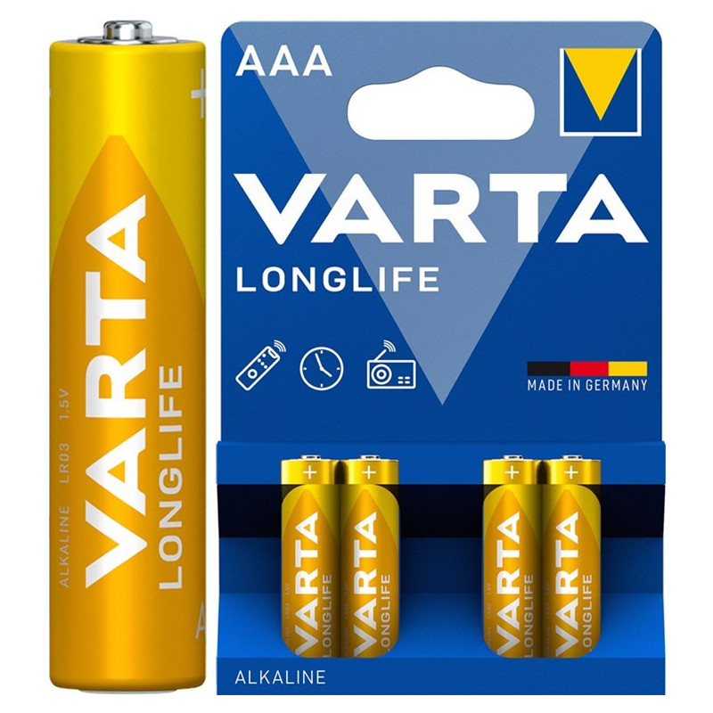 Pila LR03/AAA  Micro   4 uds  en blíster VARTA