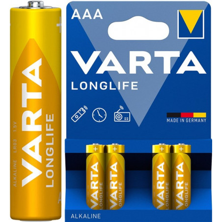 Pila LR03/AAA  Micro   4 uds  en blíster VARTA