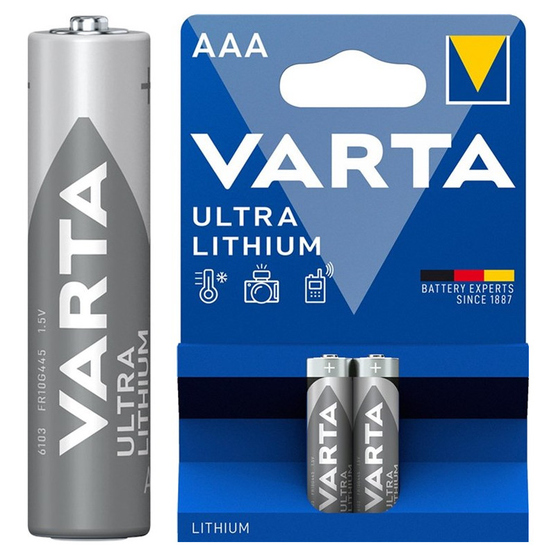 Pilas FR03/AAA  Micro  2 uds  en blíster VARTA