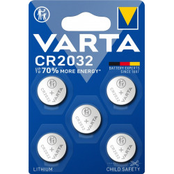 Pilas CR2032  6032   5 uds  en blíster VARTA