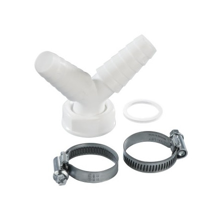 Xavax Conector en Y para mangueras de desagüe  con