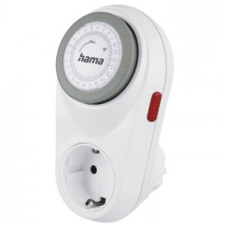 Temporizador Mecánico Diario ``Curve´´  Blanco