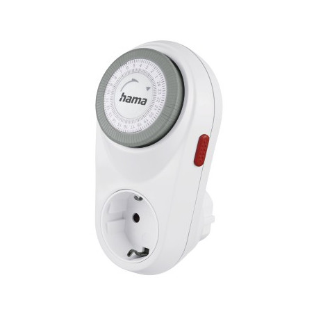 Temporizador Mecánico Diario ``Curve´´  Blanco