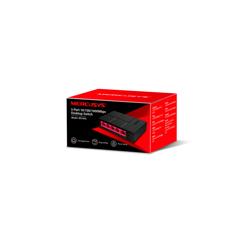 SWITCH MERCUSYS 5-PORT GIGABIT