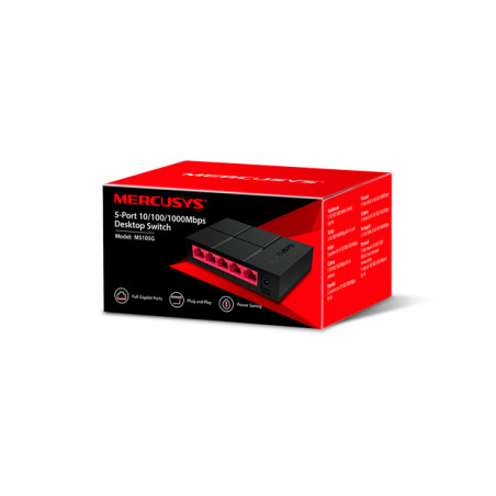 SWITCH MERCUSYS 5-PORT GIGABIT
