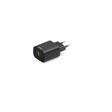 Cargador Rápido 230V USB-A C PD 30W  Negro