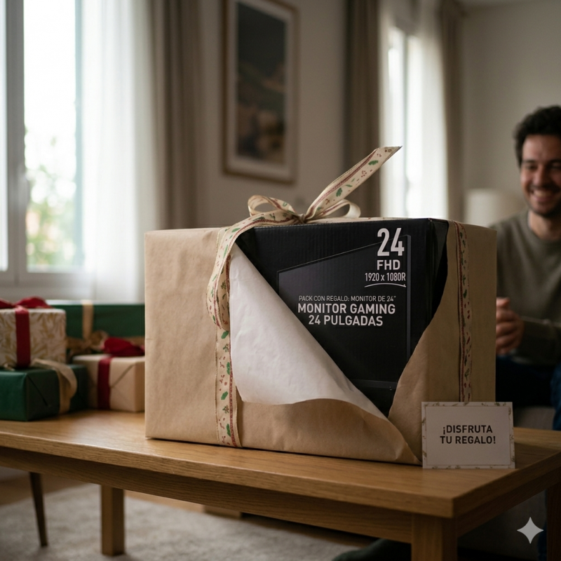 lote 2  regalo de monitor nilox de 24"