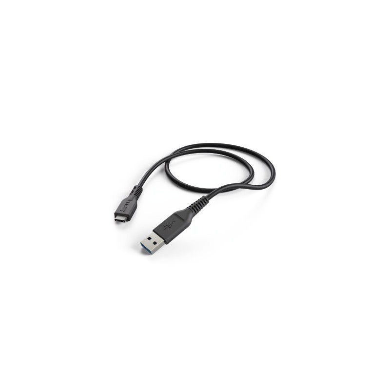 Cable USB Type C - USB A 3 1 1m  Negro HAMA