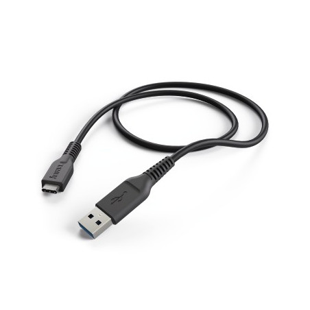 Cable USB Type C - USB A 3 1 1m  Negro HAMA