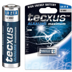  Pila Texus Alcalina LR27/A27 1pc en blister