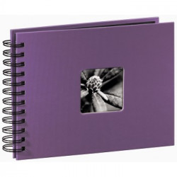 ALBUM PEGAR 24X17 50P FINE ART PURPURA