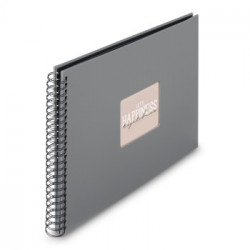 Album Pegar Spiral 36x32 50P Fine Art Gris Piedra 