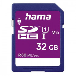TARJETA SDHC 32GB C10 UI V10 80MB/s HAMA