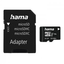 MEMORIA mSDXC 64GB C10 UI V10 100MB/s  A HAMA