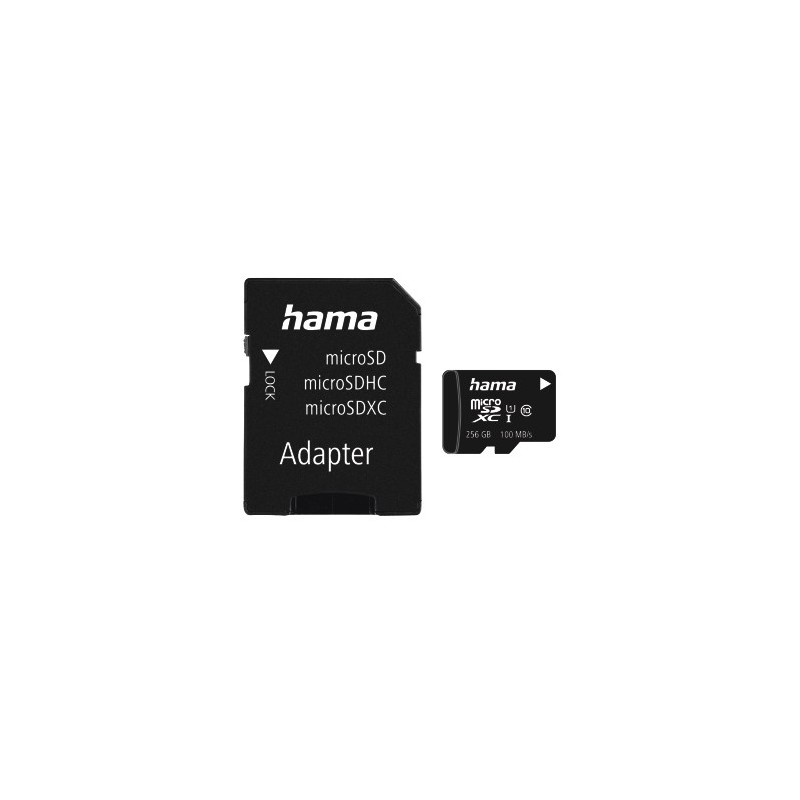 MEMORIA mSDXC 256GB C10 UI V10 100MB/s  A HAMA