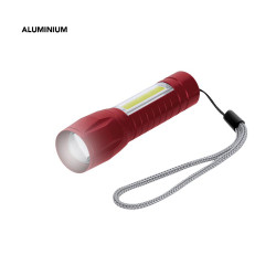 Linterna Roja recargable de aluminio