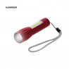 Linterna Roja recargable de aluminio
