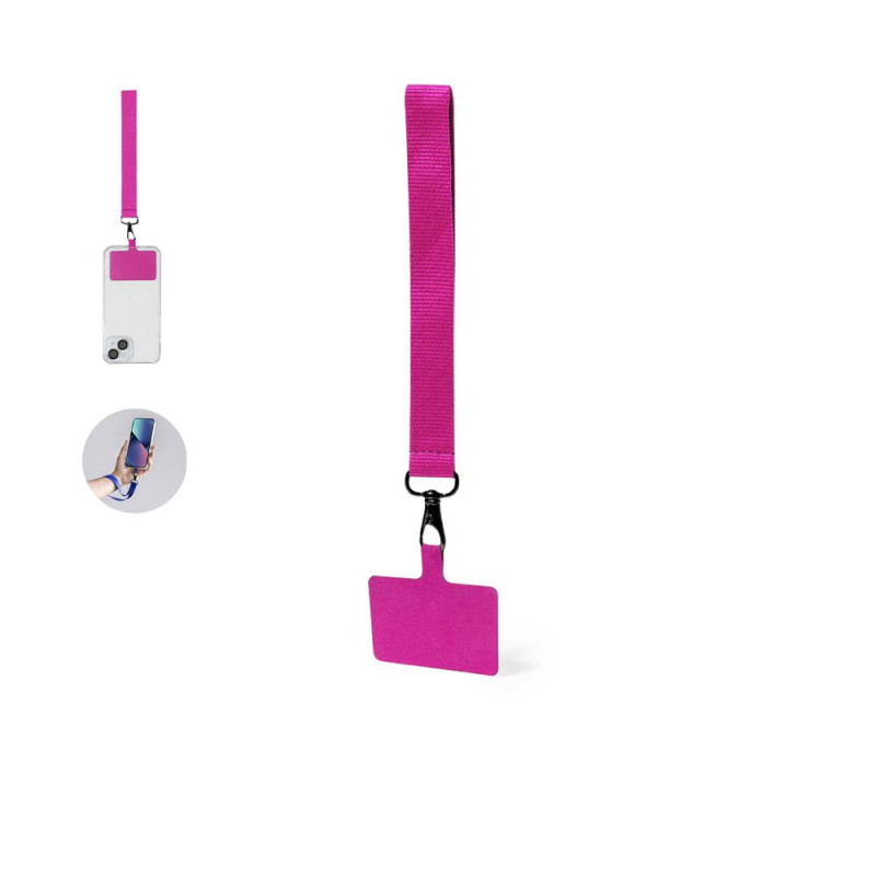 Lanyard con accesorio para smartphone