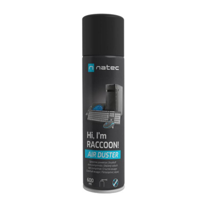 AIRE COMPRIMIDO NATEC RACCON 600ML